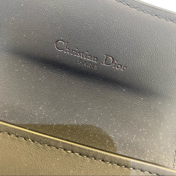 SOLD DIOR SADDLE WALLET IN ULTRA-MATTE CALFSKIN - Picture 5 of 13
